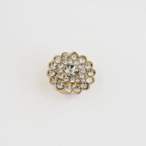 Copri Bottone Fiore Gold