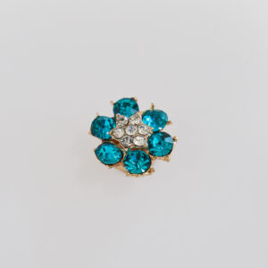 Copri Bottone Fiore Verde