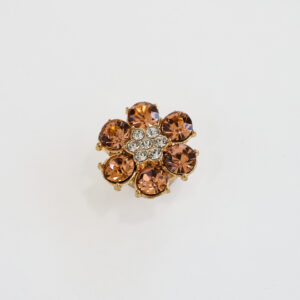 Copri Bottone Fiore Rosa Pescato