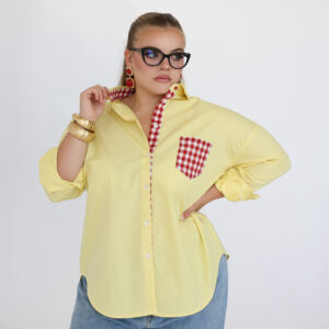 Camicia Manifesto Trendy Gialla