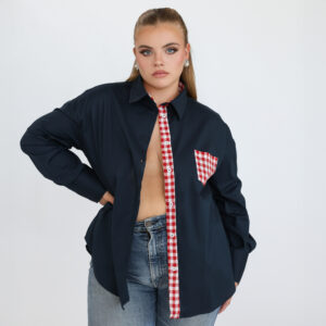 Camicia Manifesto Trendy Blue Notte