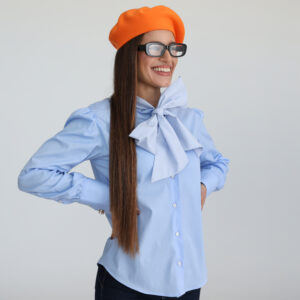 Camicia Eterea Trendy Celeste