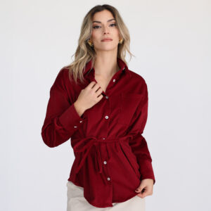 Camicia Power Winter Mood – Borgogna